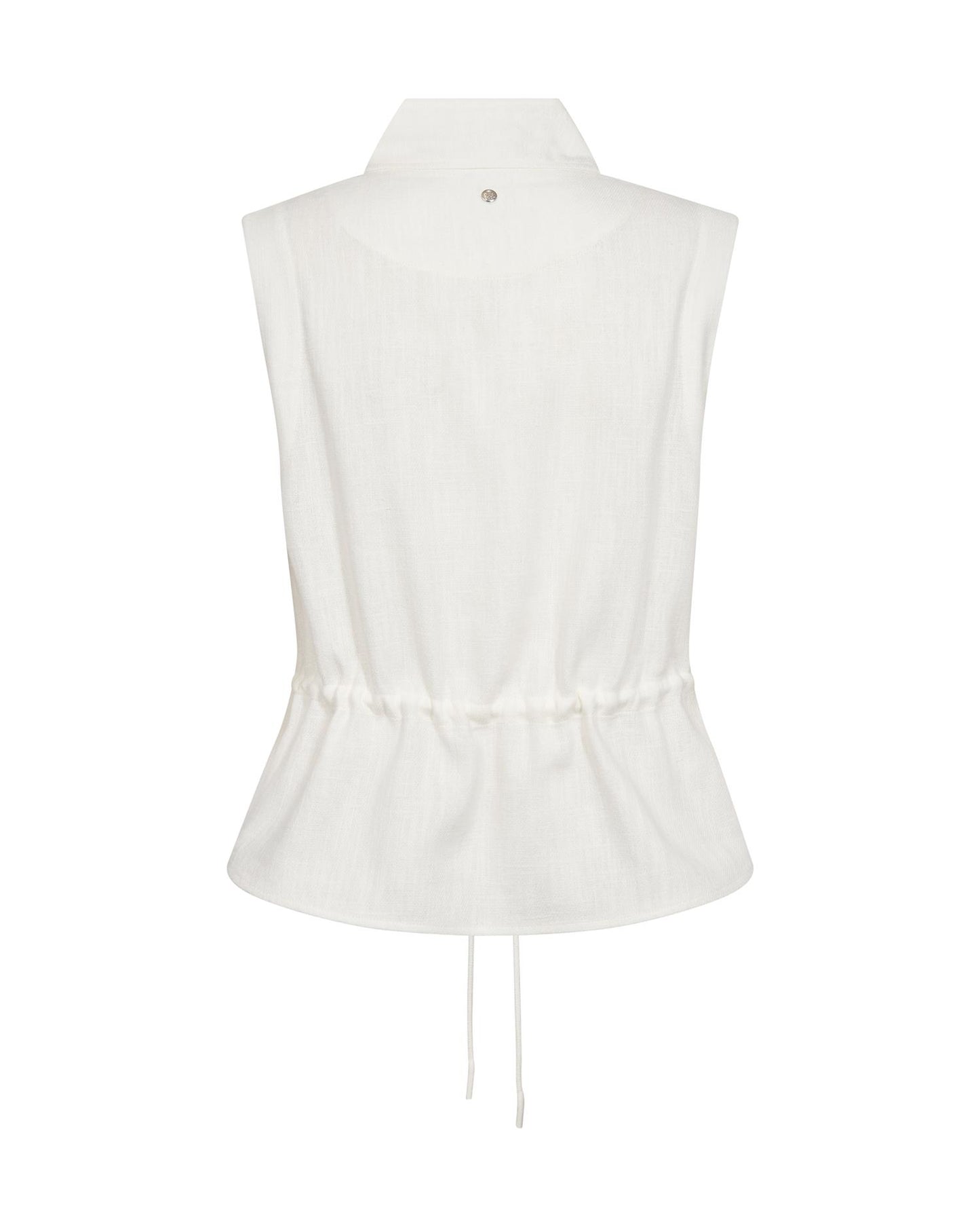 Mos Mosh Lelo Ramie Vest Ecru