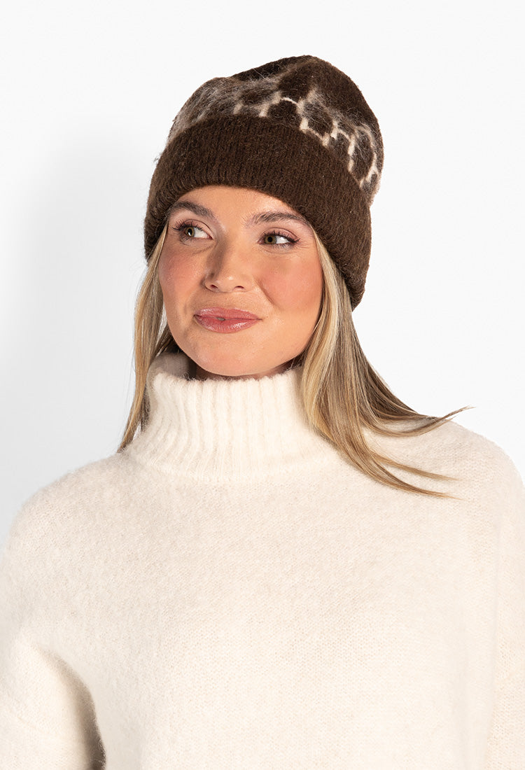 HÉST Gera Beanie Dark Earth