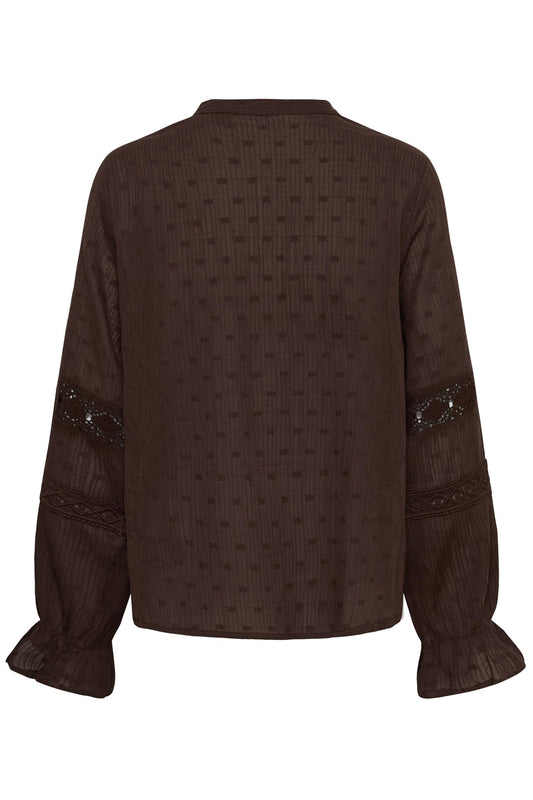 Culture Nela Blouse Coffee Bean