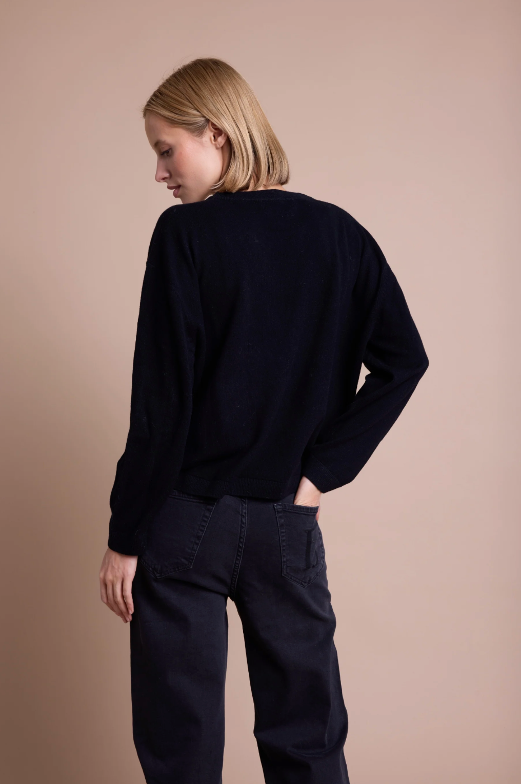 Line of Oslo Luca Jacquard Black/brown