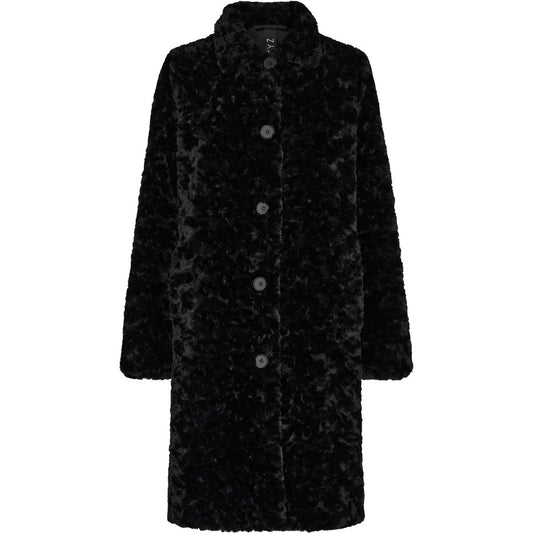 Notyz Fake Fur Jacket Black