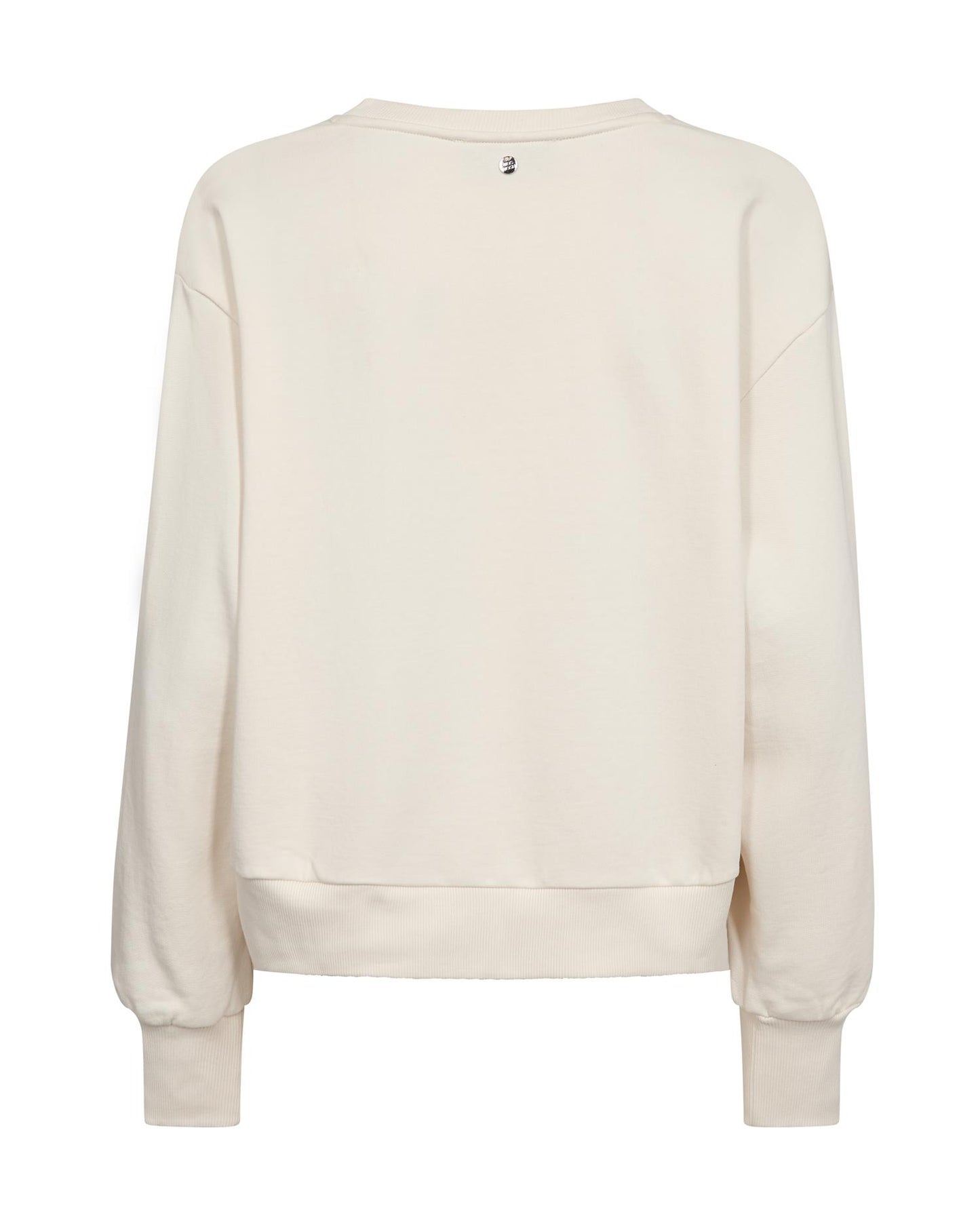 Mos Mosh Cosette V-LS Sweatshirt Ecru