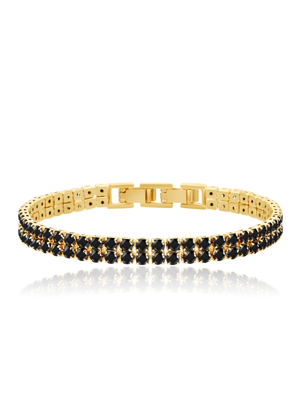 Farmhouse Camilla Øhrling Tennis Double Bracelet Black