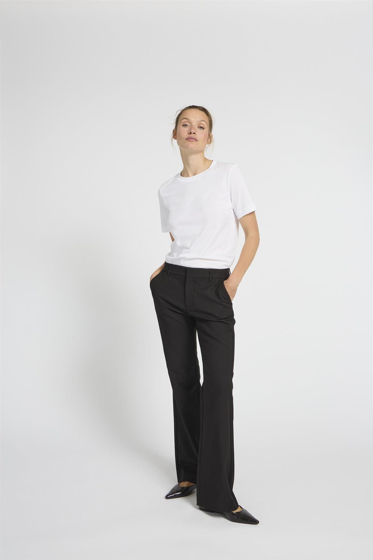 Pulz Pulz Bindy Pants Bootcut Black