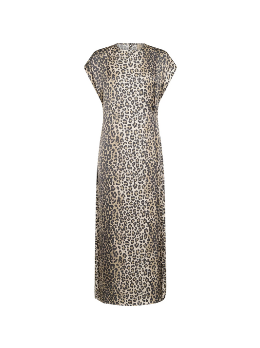 Culture Leona Long Dress Leopard