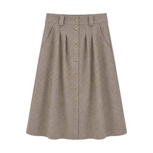 Rah Oslo Herringbone Midi Skirt