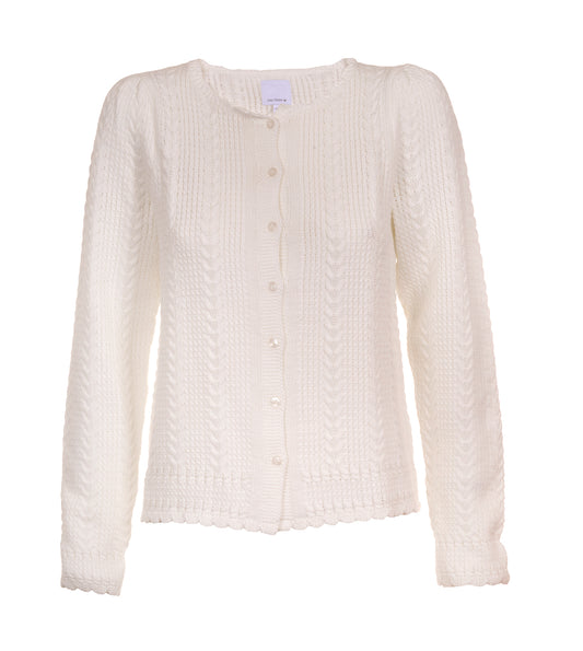 Ane Mone Luciana Cardigan White
