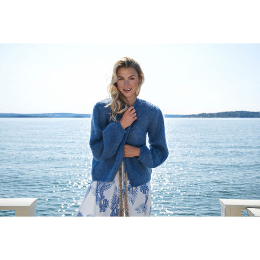 Close to my Heart Aliza Cardigan Washed Blue