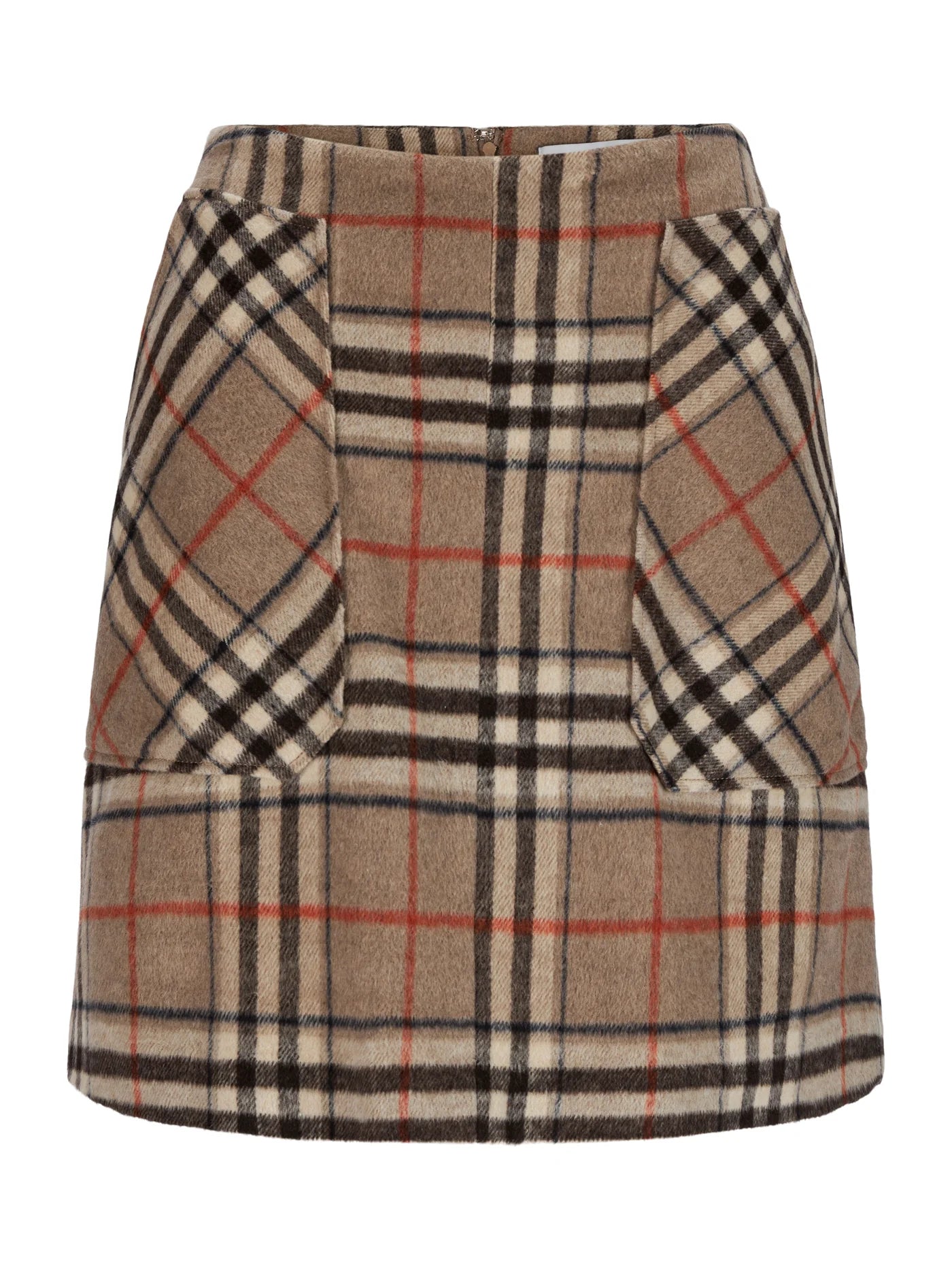 Katrin Uri Adam Check Skirt Beige