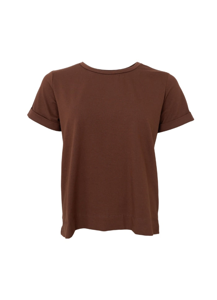 Black Colour May SS Tee Espresso