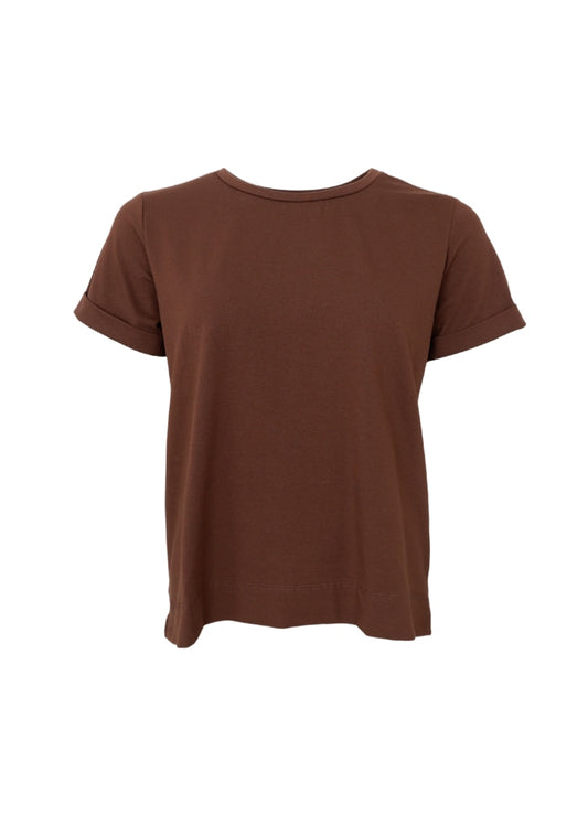 Black Colour May SS Tee Espresso