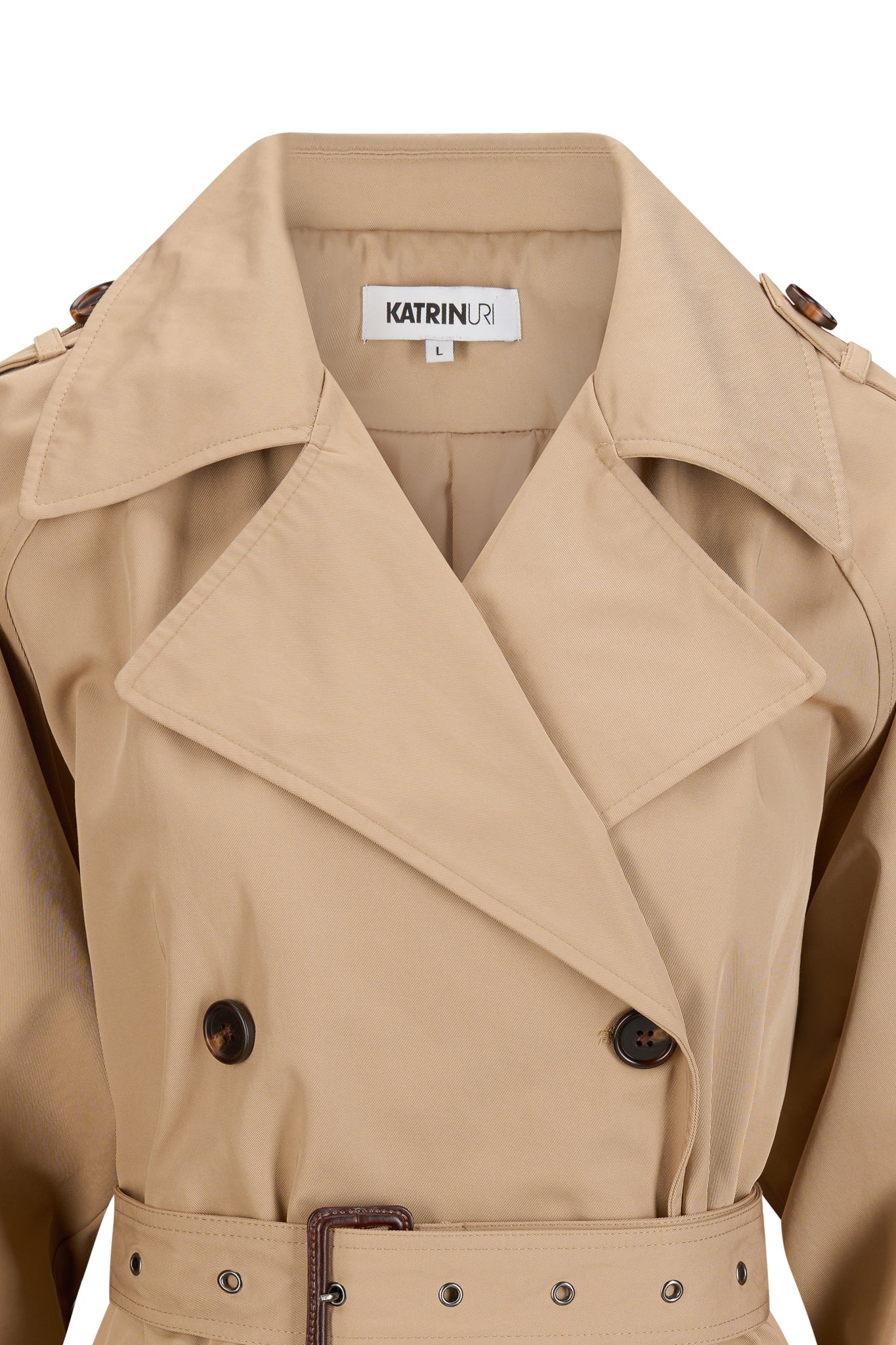 Katrin Uri Oxford Short Trench Khaki