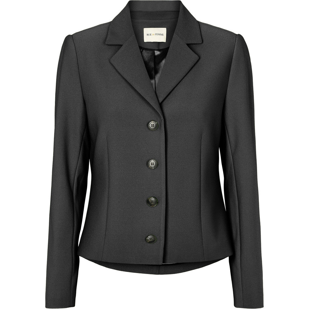 Rue de Femme Comfy Jackie Blazer Black