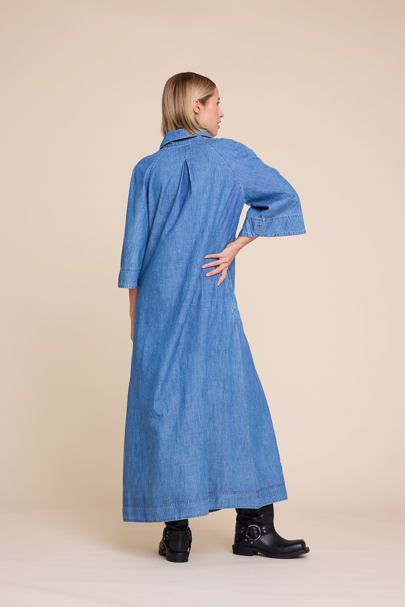 Line of Oslo Momo Kjole Denim