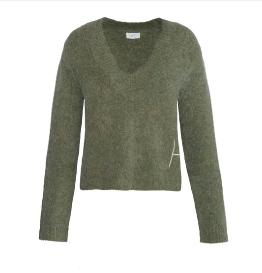 HÉST Pernille Sweater Winter Moss