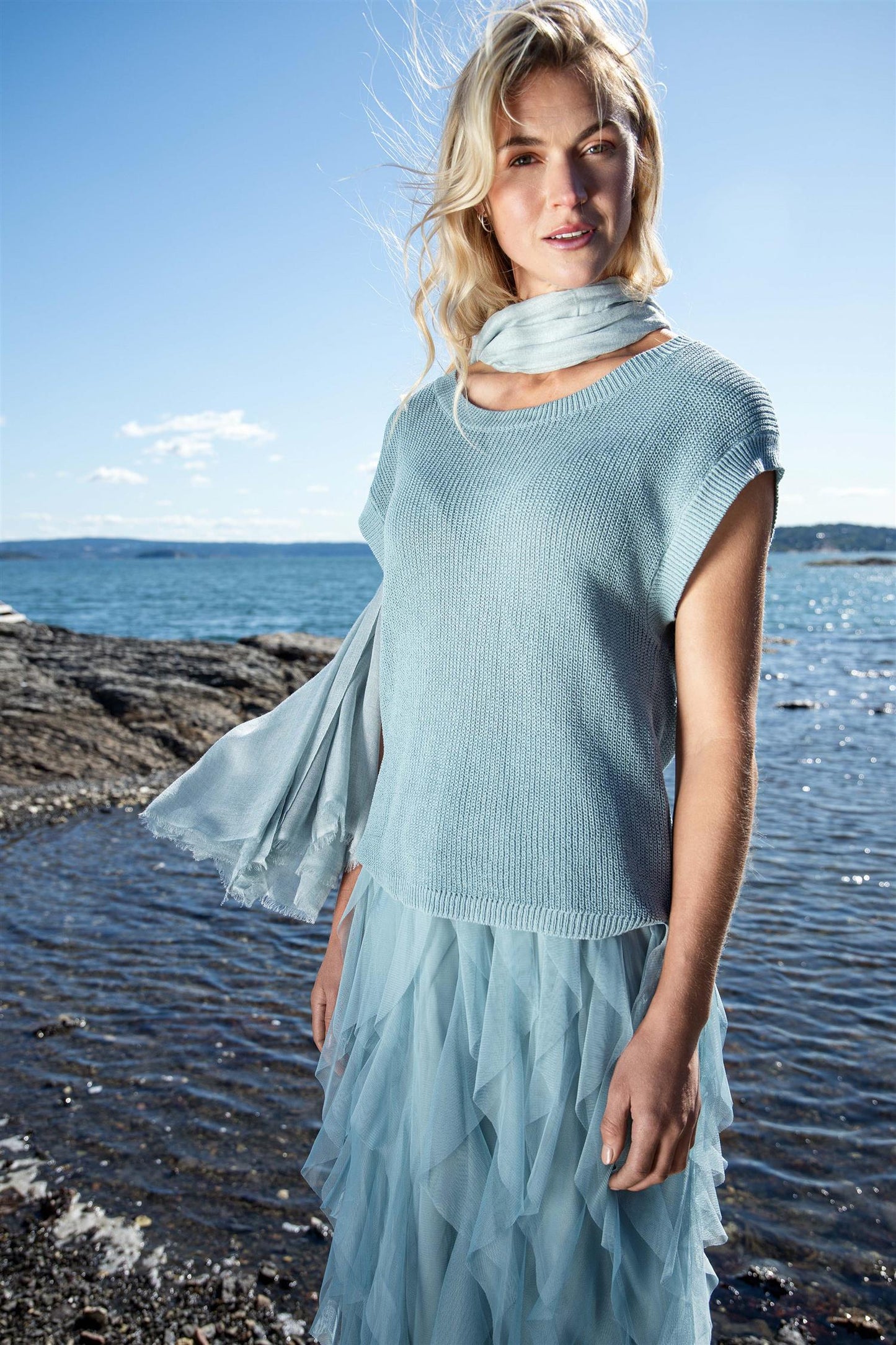 Close to my Heart Lane SS Sweater Tourmaline