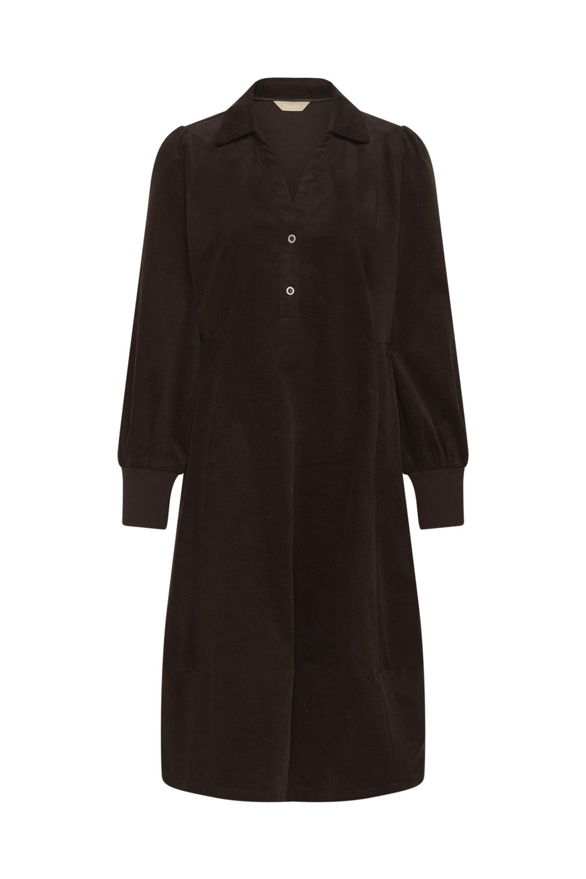 Culture Missy Rhaenaa Dress Coffee Bean
