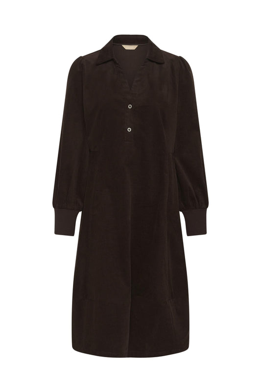 Culture Missy Rhaenaa Dress Coffee Bean