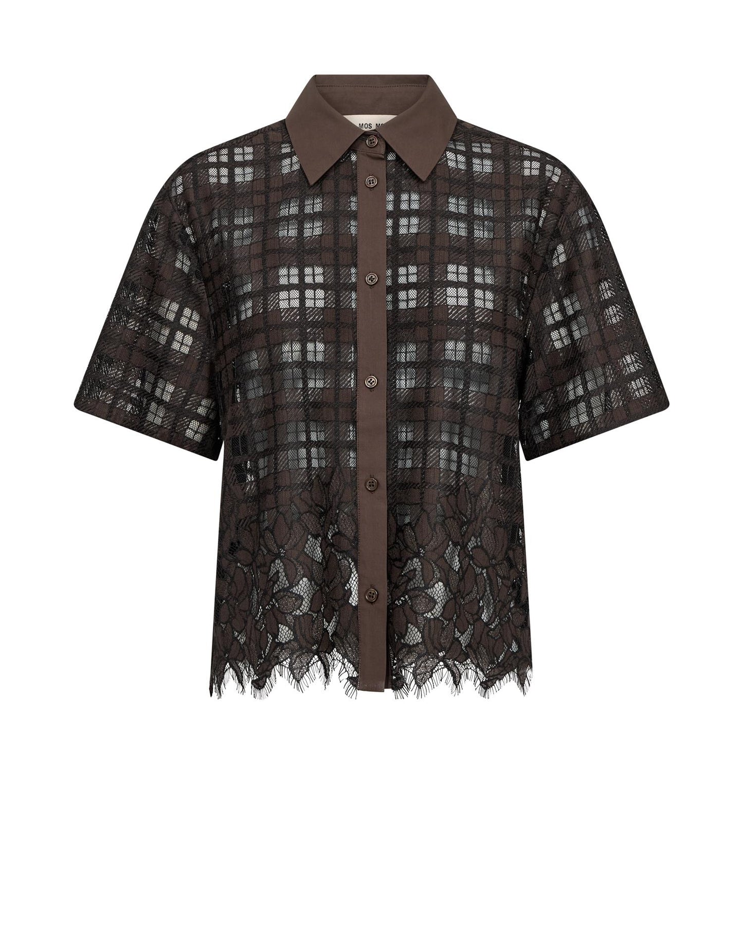 Mos Mosh Lia Checko SS Lace Shirt Delicioso