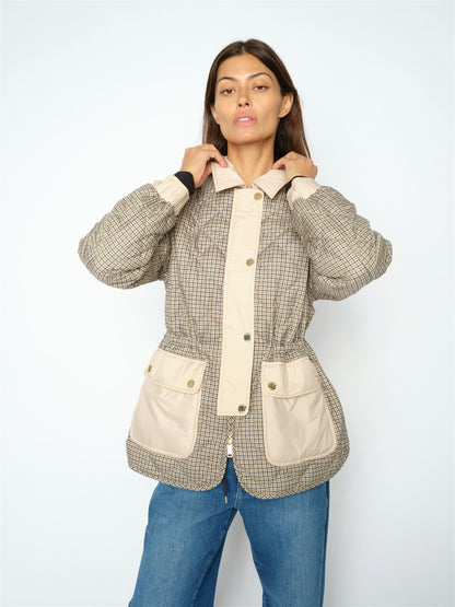 Mos Mosh Anna Rye Check Jacket Doeskin