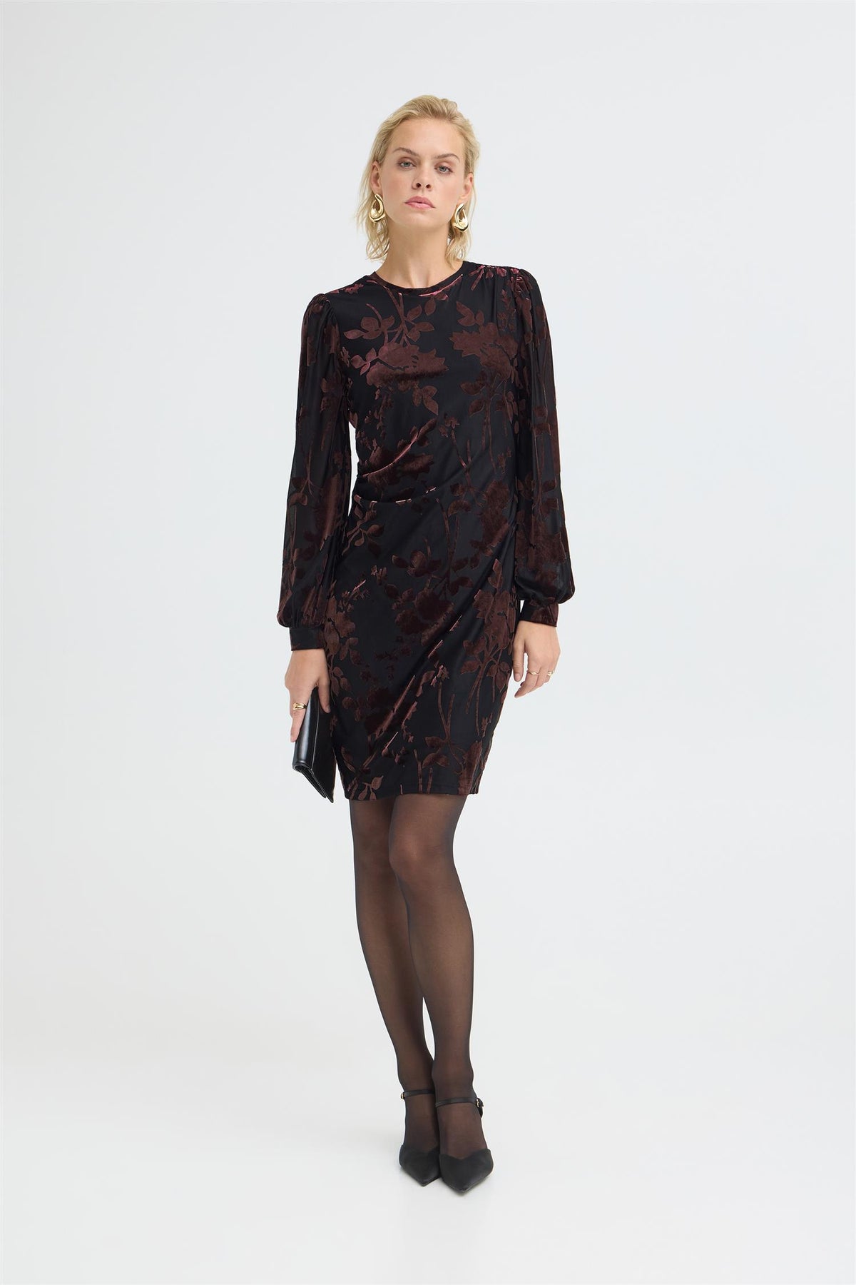 Pulz Felina Dress Black
