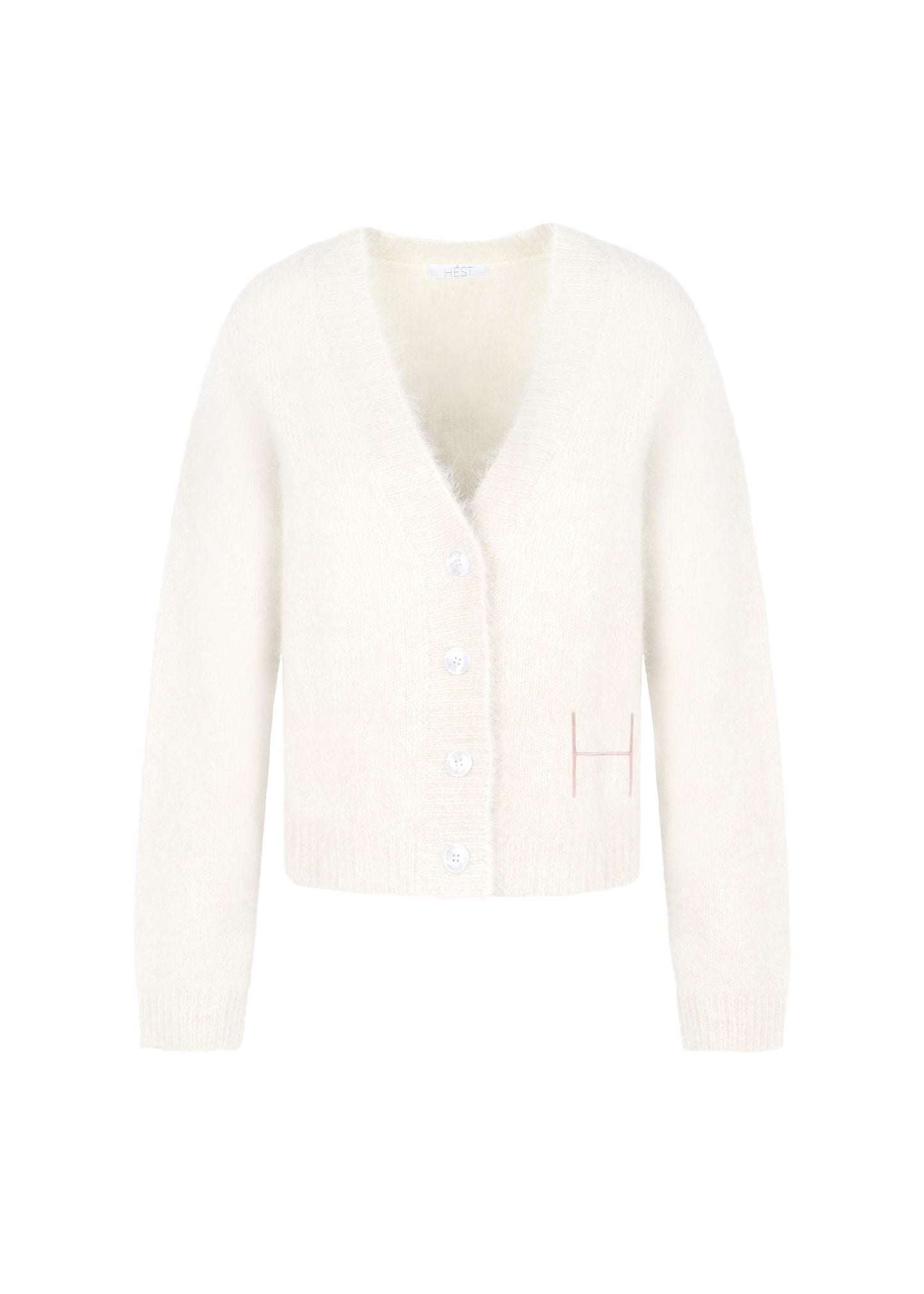 HÉST Pernille Short Cardigan White