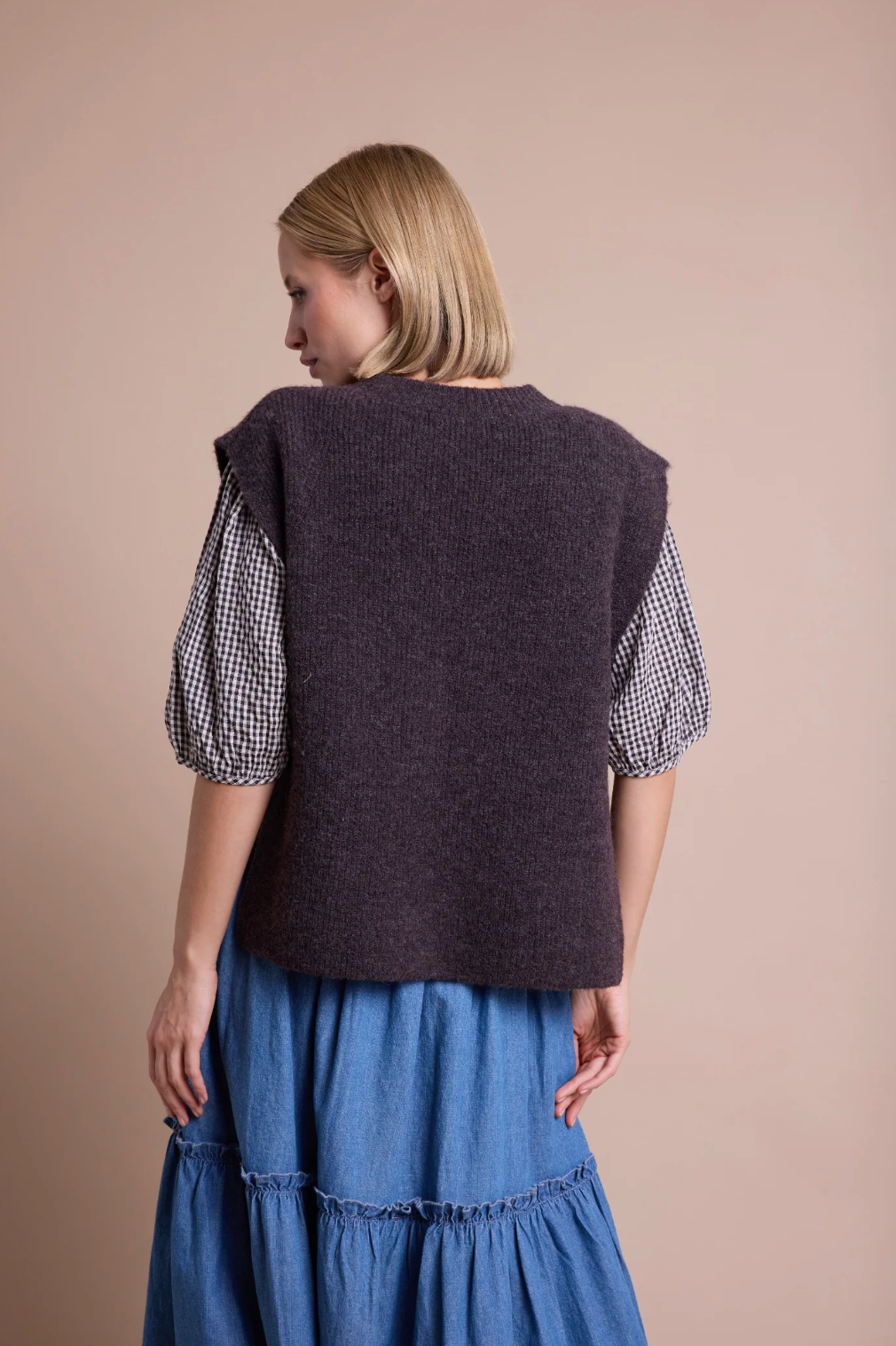 Line of Oslo Dog Vest Dark Brown