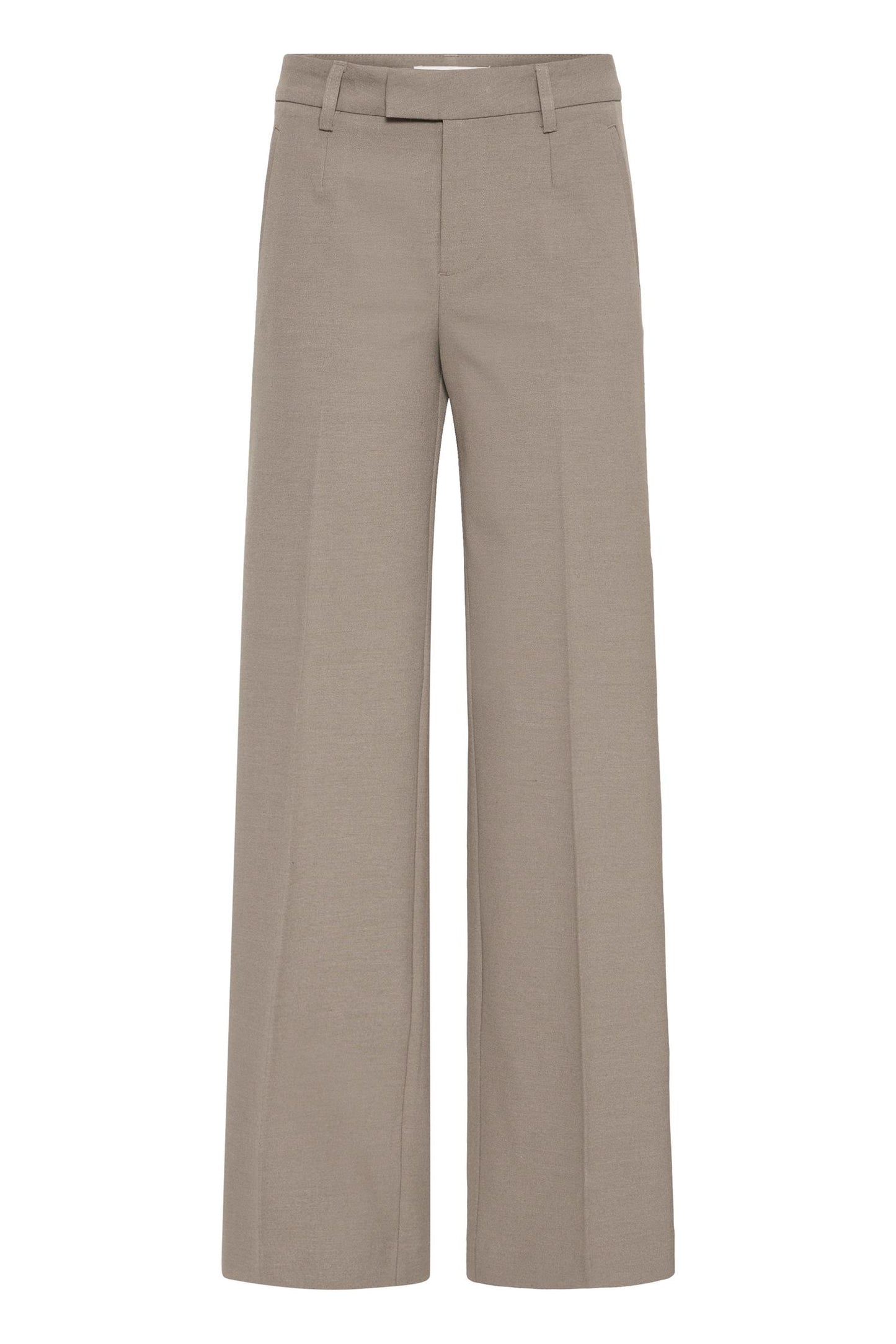Pulz Bindy Melange HW Wide Leg Walnut Mel
