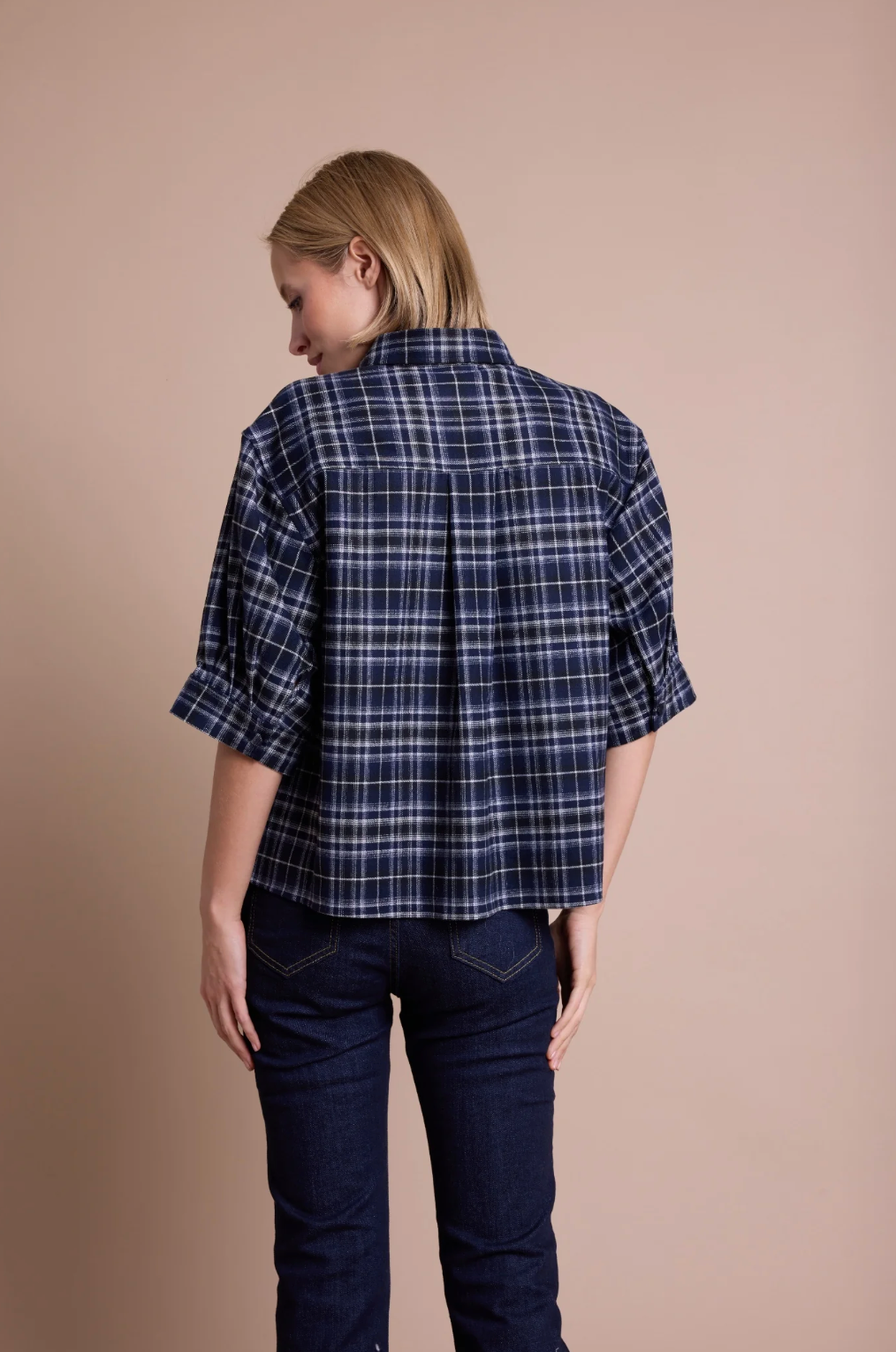 Line of Oslo Girl Check Blue