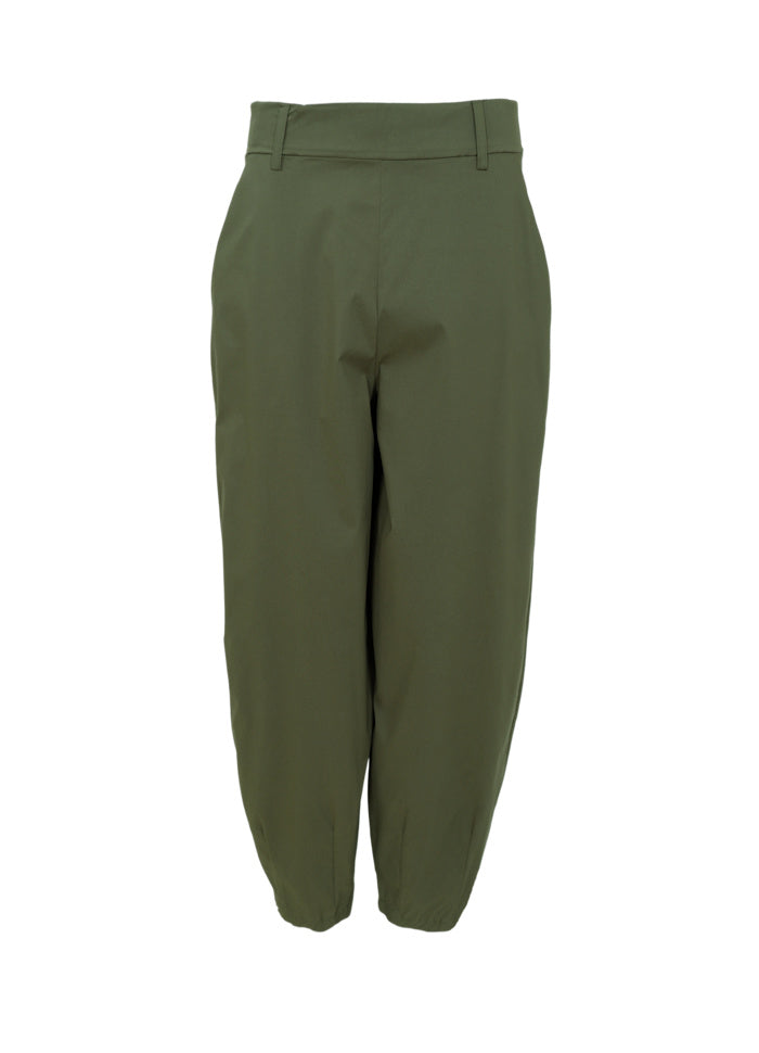 Black Colour Beate Barrel Pant Army