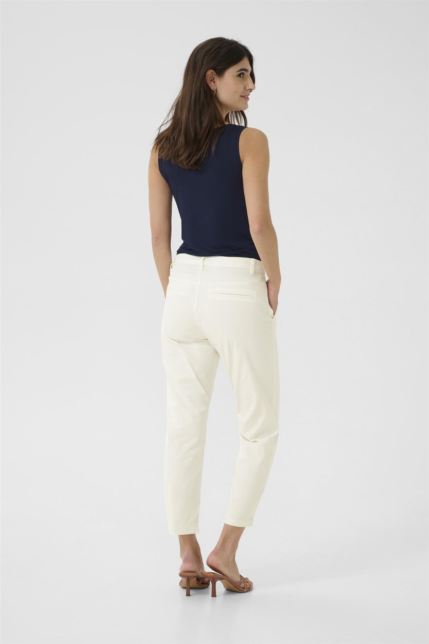 Culture Brita Cropped Pants Spring Gardenia