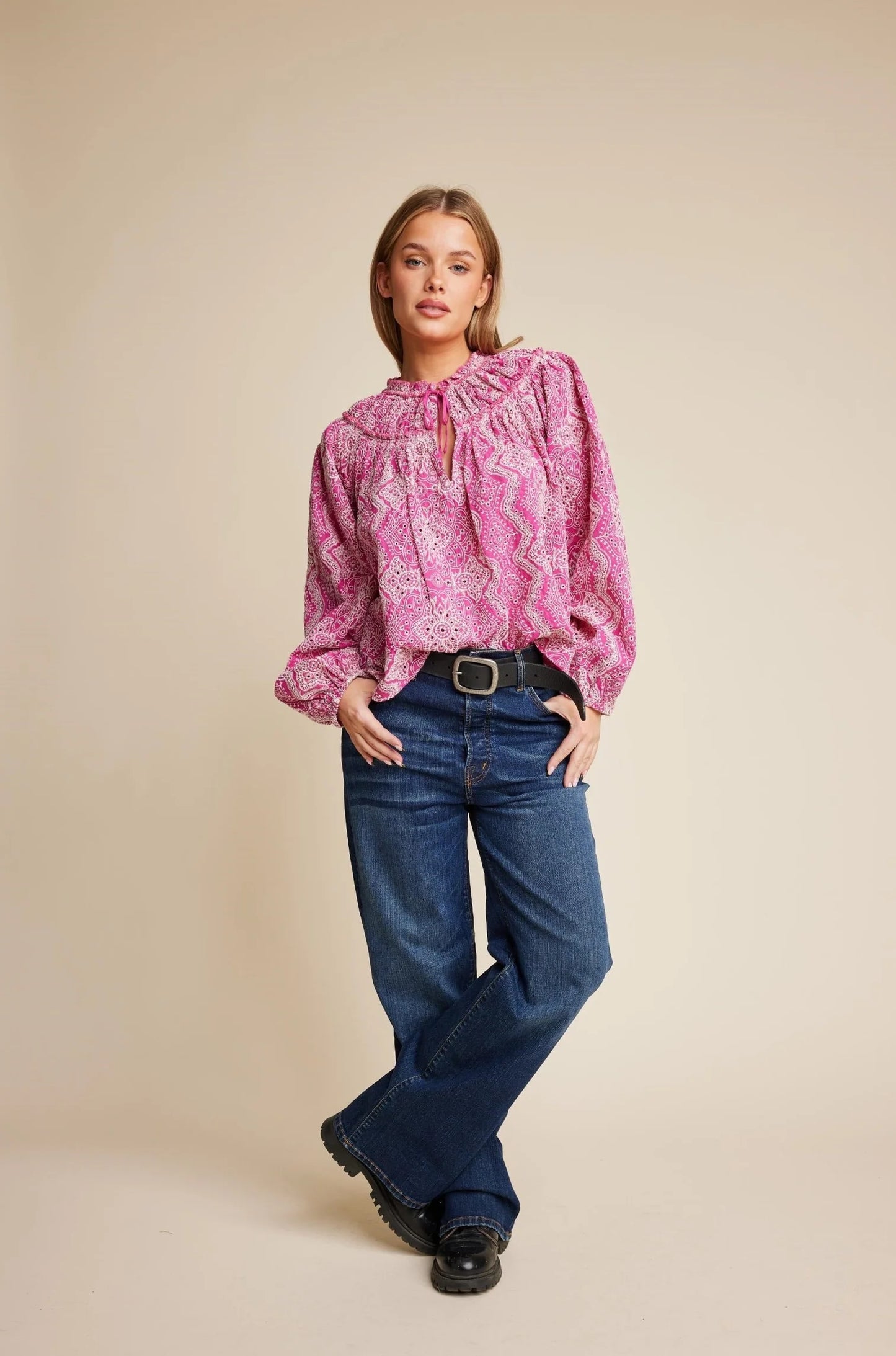 Line of Oslo Mother Embroidery Blouse As Is