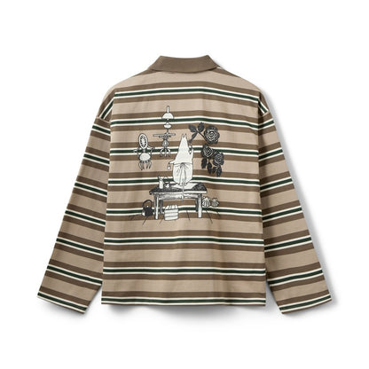 Sofie Schnoor Pria Moomin Long Sleeve Polo Brown Striped
