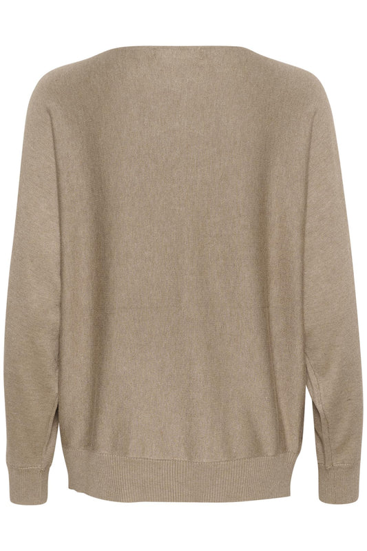 Culture AnneMarie Batwing Jumper Dune Melange