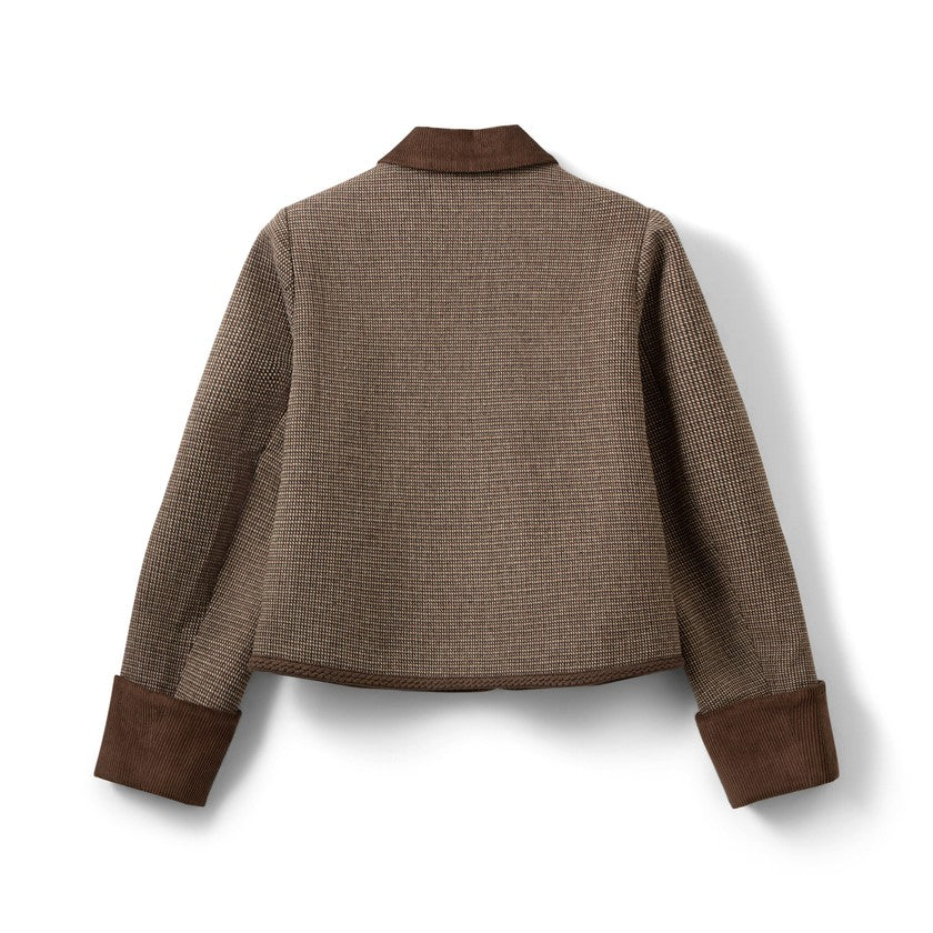 Sofie Schnoor Kamikka Short Jacket Brown Check