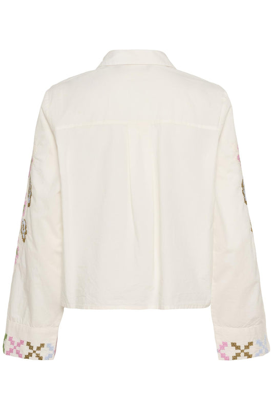 Culture Breezy Shirt Spring Gardenia