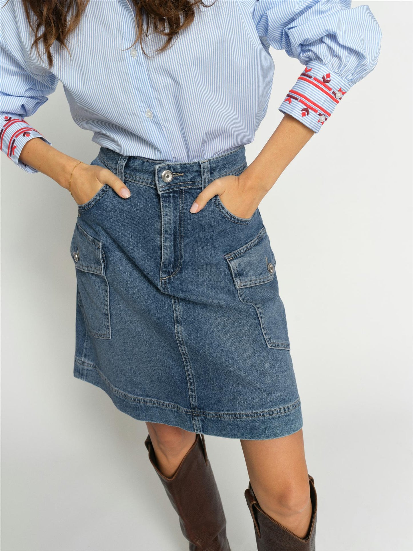 Mos Mosh Jacklyn Olesen Skirt Blue
