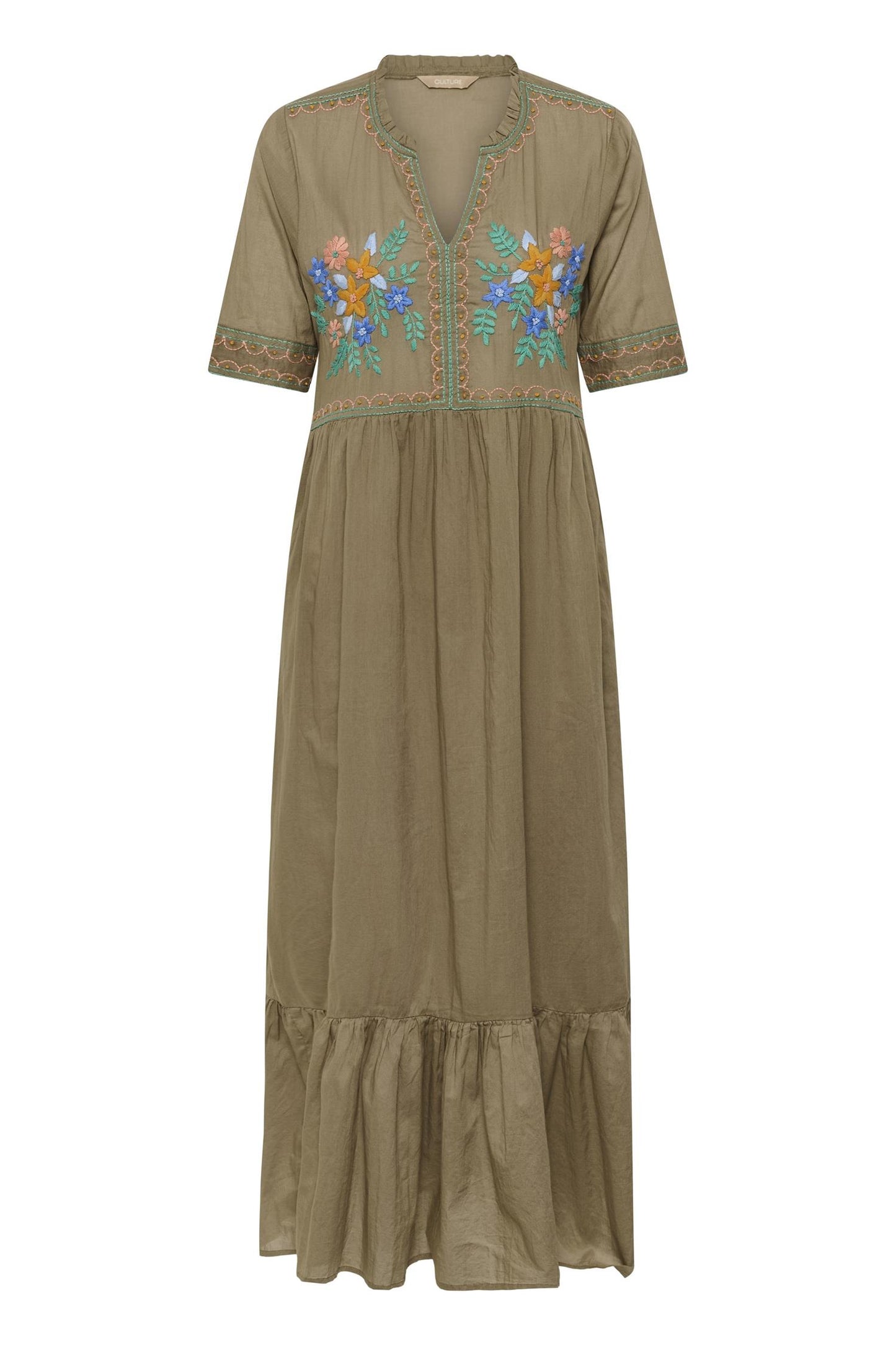 Culture Lucinda Dress Dusky Green