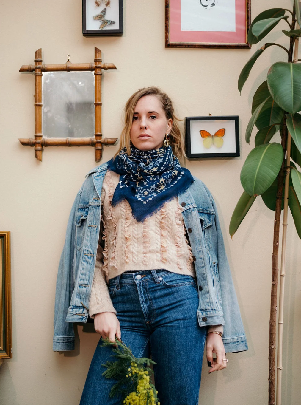 Maison Lecomte Flament Scarf Bandana Faro