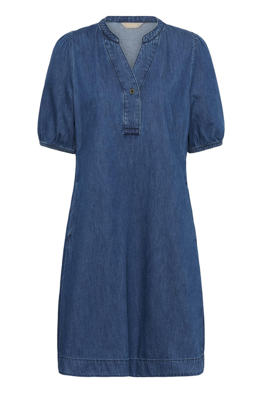 Culture Berteline Arpa SS Dress Dark Blue