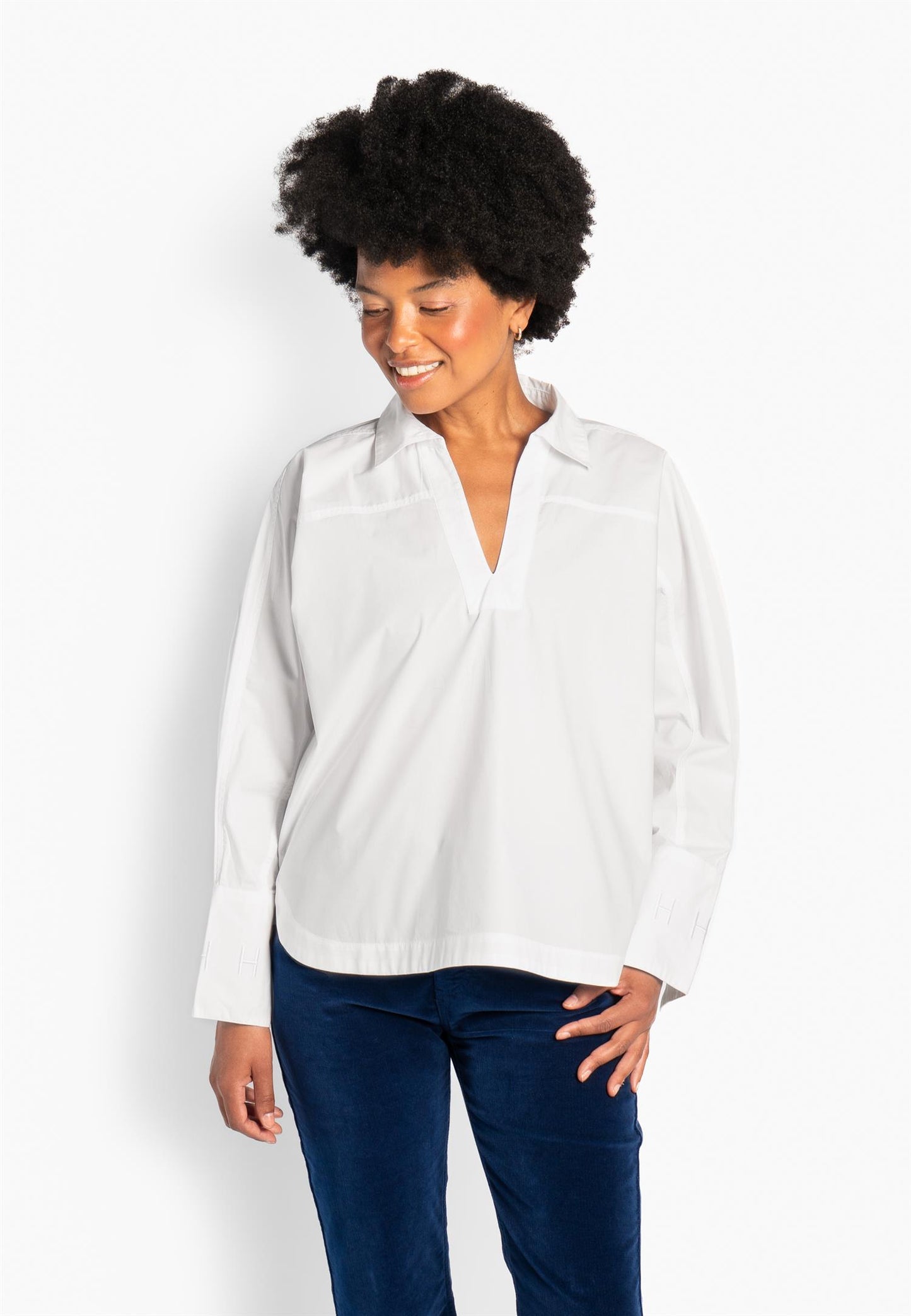 HÉST Miriam Shirt White Alyssum