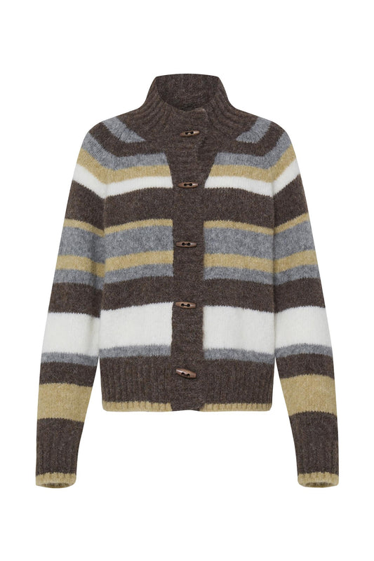 Pulz Georgie Cardigan Brown