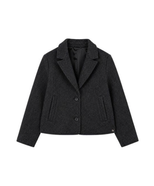 Rah Oslo Rah Wool Short Jacket Charcoal
