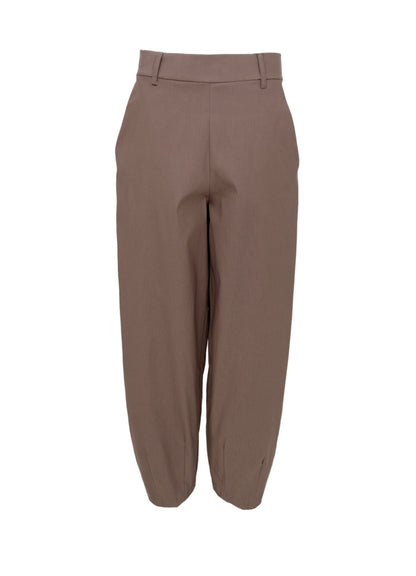 Black Colour Beverly Barrel Pant Taupe