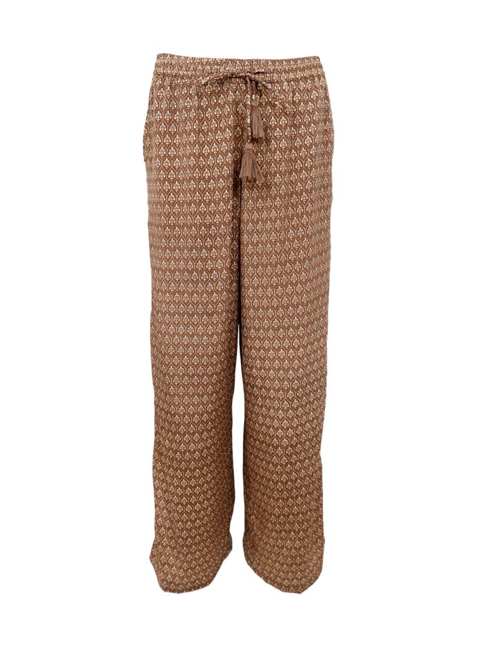 Black Colour Luna Straight Pant Indie Nougat