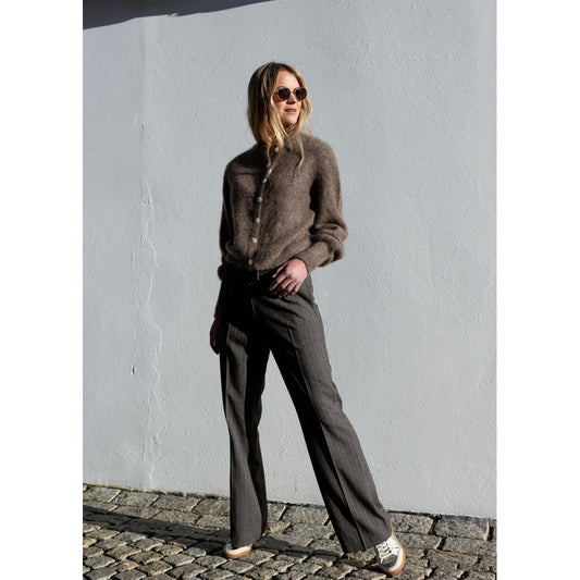 Close to my Heart Porter Flared Pant Brown Melange