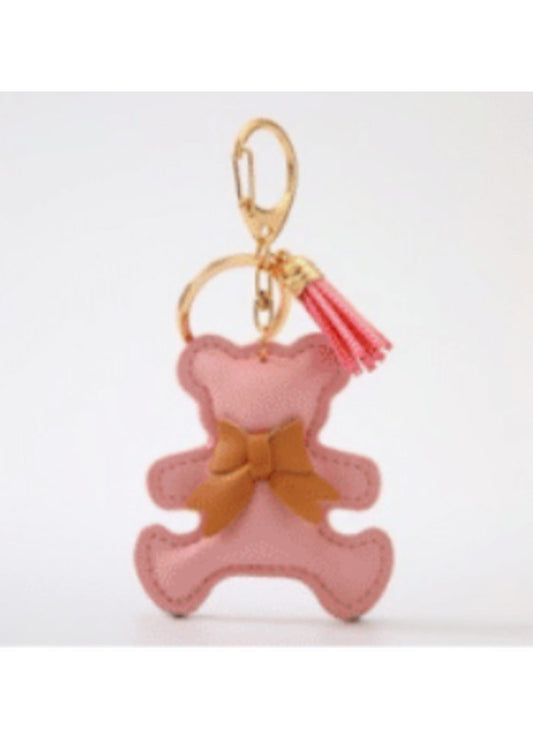 Sticky Bestie Bear Bag Charm Pink