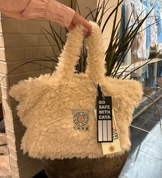 C.A.Y.A Fleece Bag Medium Champagne