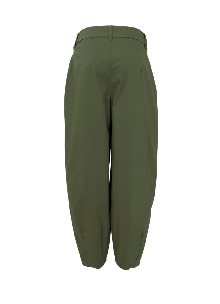 Black Colour Beate Barrel Pant Army