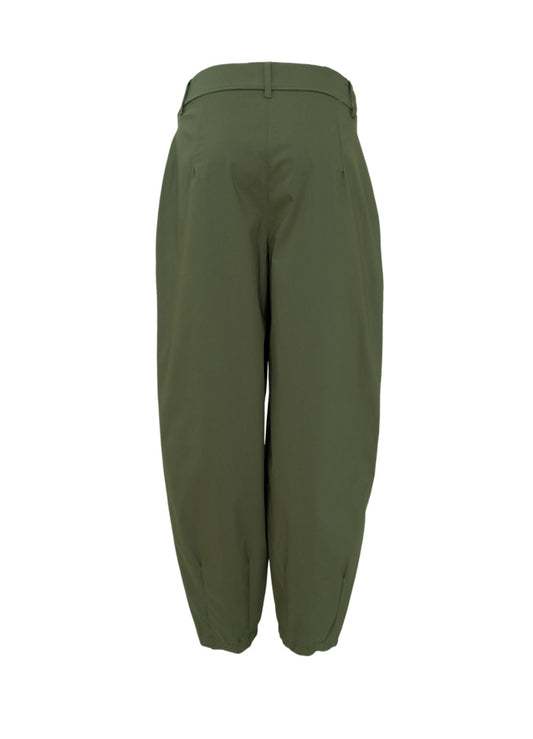 Black Colour Beate Barrel Pant Army